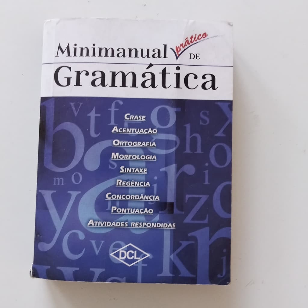 Livro Minimanual Prático De Gramática DCL