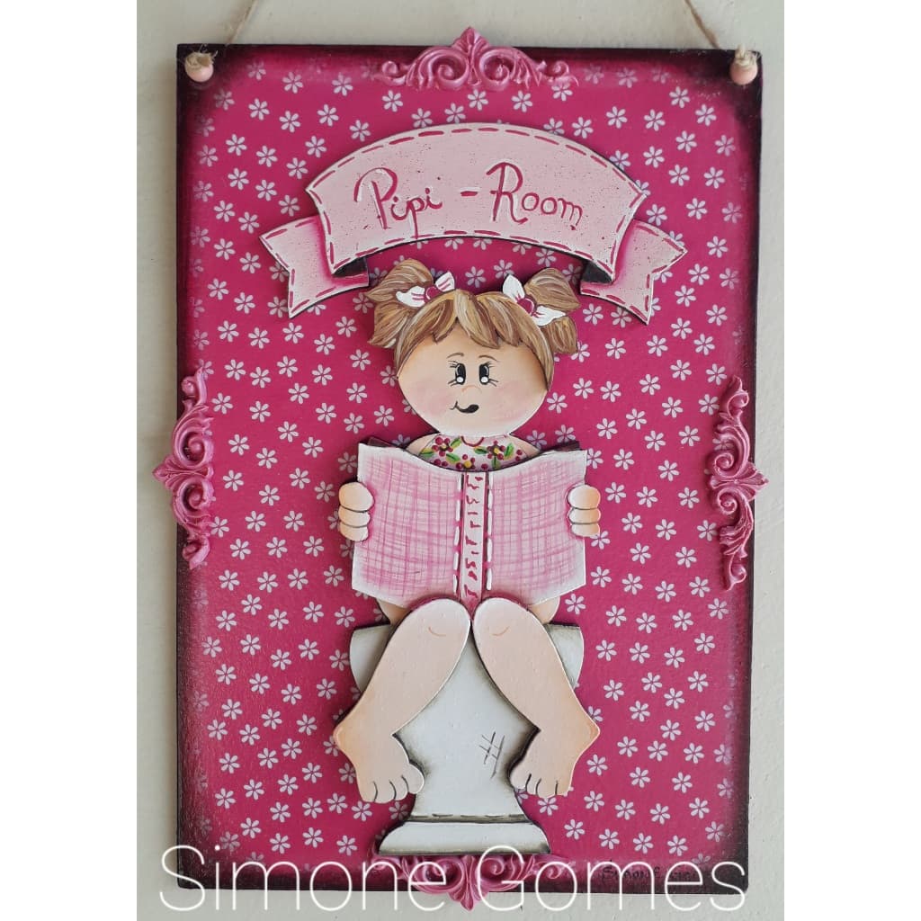 Plaquinhas para porta de banheiro, placas para porta de lavabo