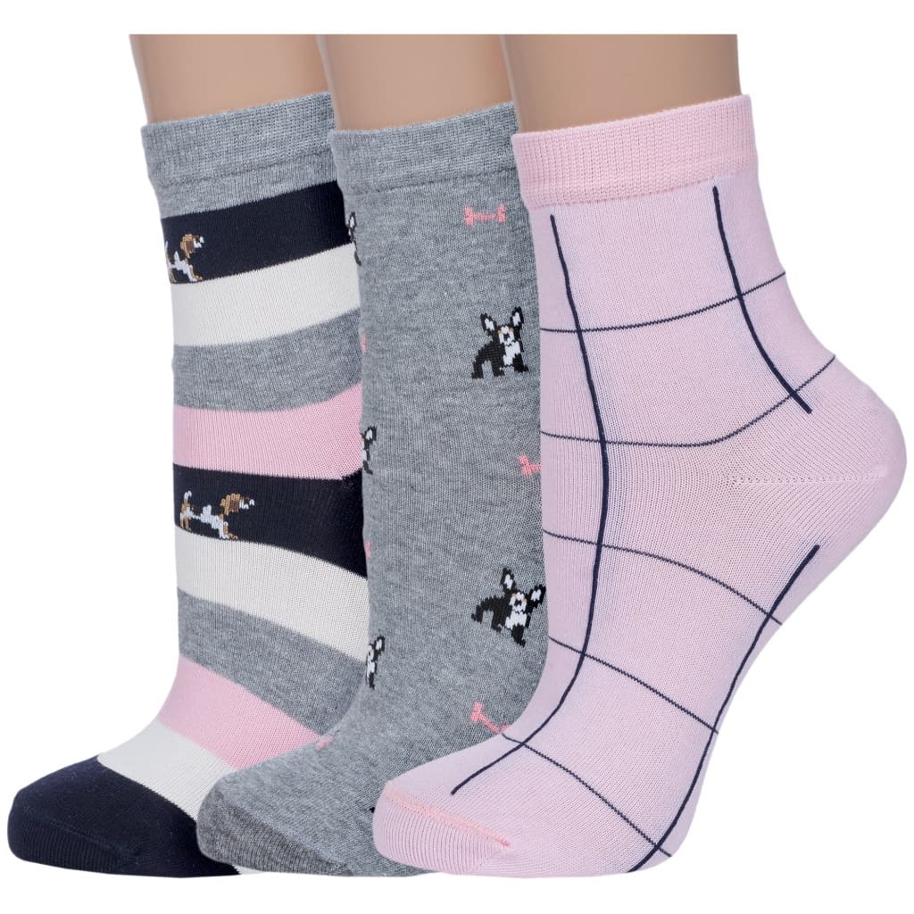 Kit 1, 3, 6, 9 ou 12 Pares Meias Cano Médio Sortidas Estampadas Femininas Alta Qualidade