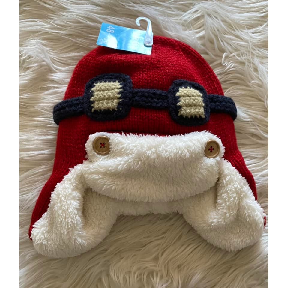 Touca Aviador Gorro Infantil Mickey