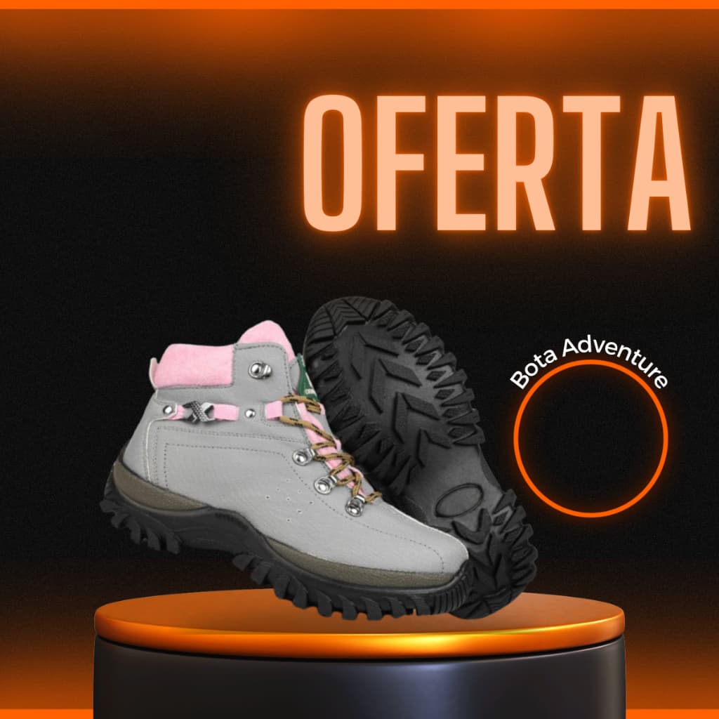 Bota Coturno Feminina Trilha Forrada Confortavel ref 130