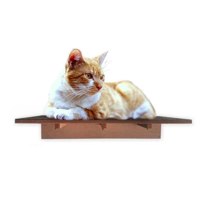 Prateleira Grande  50 x 27 com carpete Arranhador para gatos mdf de 18mm e 9mm