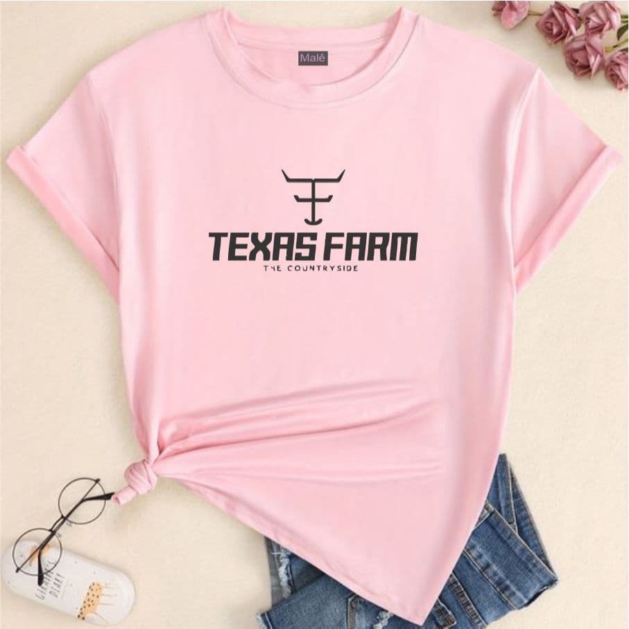 Camiseta Baby Look Moda Country Feminina T-shirts 100% Algodão