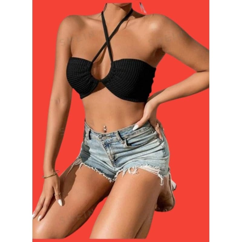 Top cropped amarração 7 modo de usar. Baratão