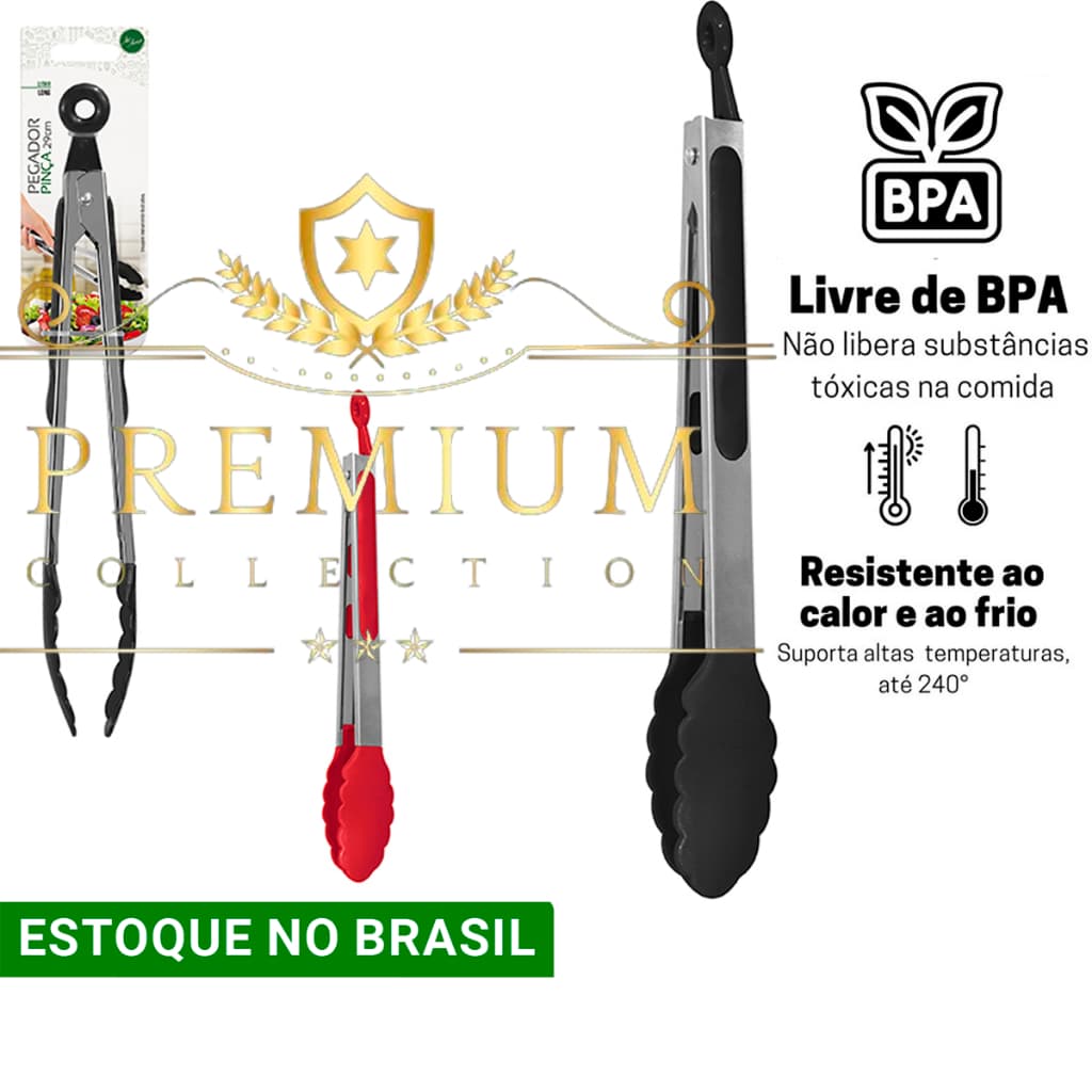 Pegador salada silicone monte seu jogo modelo Pinça grande