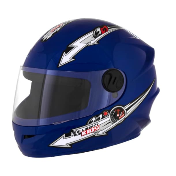 Capacete Fechado Moto Infantil Pro Tork Liberty 4 Azul 54 Barato