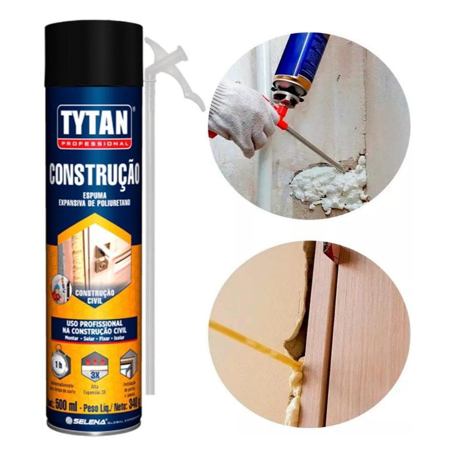 Espuma Expansiva Multiuso Tytan 500ml 320g GRANDE