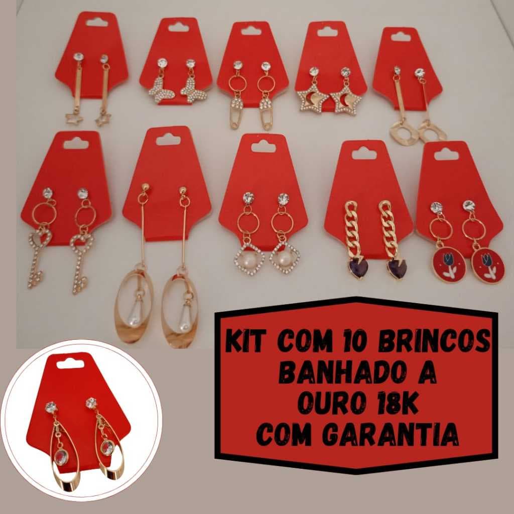 Kit 14 Pares De Brincos Femininos, Onde O Brilho Do Strass Encontra A Opulência Da Pedraria. Estes Brincos De Semi Joias Apresentam Designs Grandes E Arrojados, Adicionando Um Toque De Luxo A Qualquer Ocasião Festiva