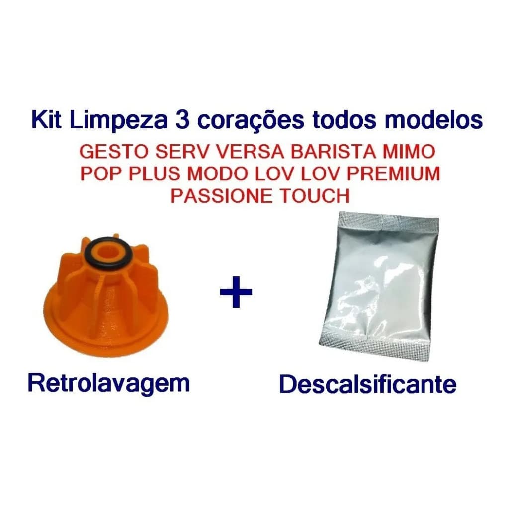 Kit Cápsula De Retrolavagem + Descalcificante Tres Coraçoes