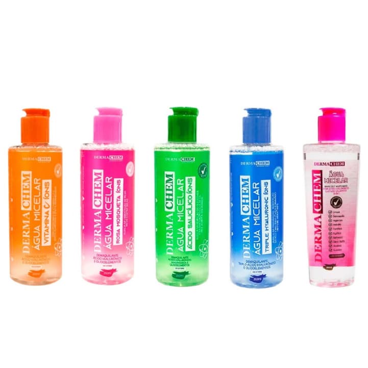 Água Micelar Demaquilante Skin Care Dermachem - 250 ml cada - Íons