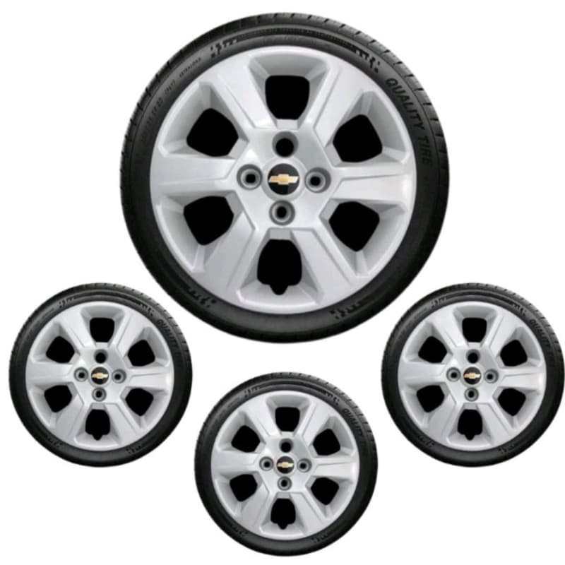 jogo de 4 calotas Montana Agile Corsa aro 14 com ou sem emblemas chevrolet
