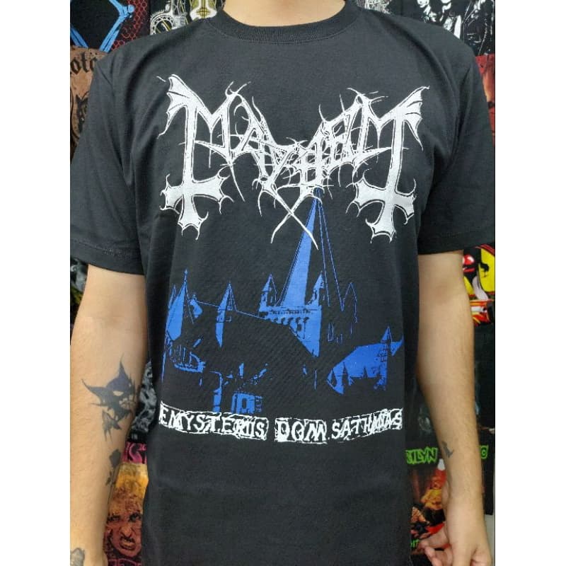 Camiseta Mayhem - Demysteriis Dom Sathanas Brutal Wear camiseta de rock camiseta de banda black metal