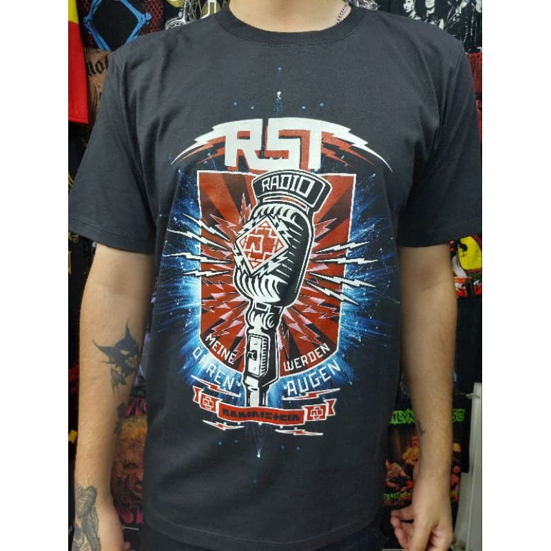 Camiseta Rammstein - Radio Meine Ohren Werden Augen camisa de banda rock camiseta de rock metal