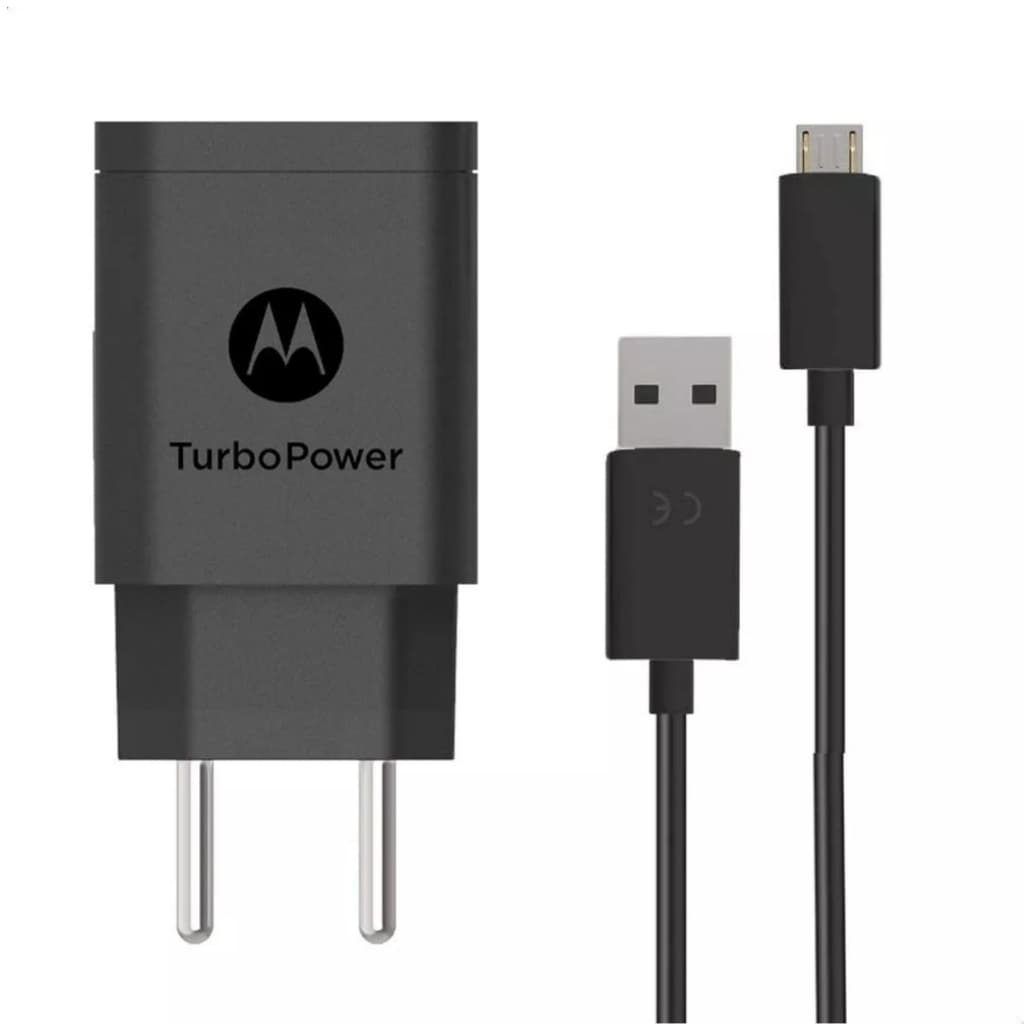 Carregador De Parede Motorola 10w 100-240v Cabo Micro Usb