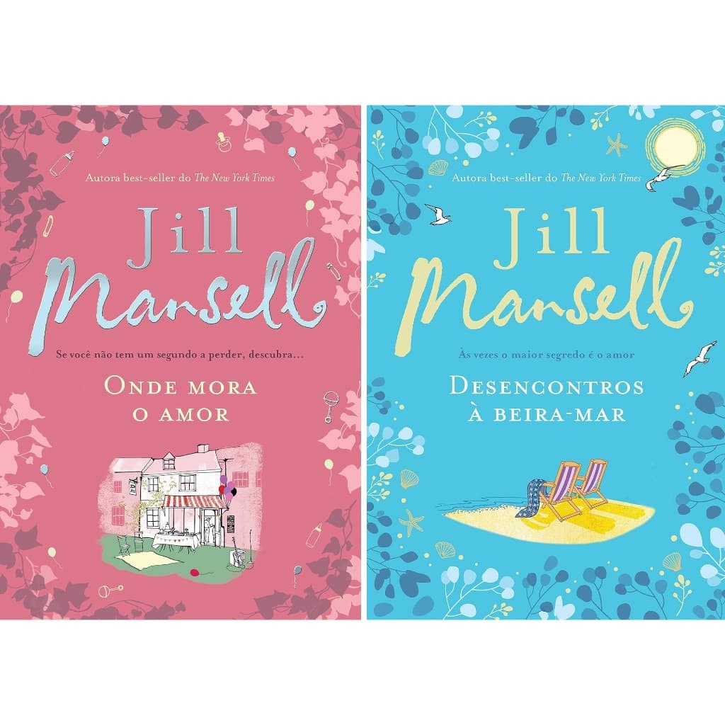 KIT Livros Jill Mansell – Onde Mora o Amor + Desencontros à Beira-Mar