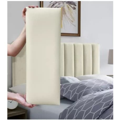Cabeceira Estofada Adesiva 20x55cm Modulada envio imediato