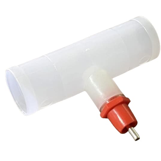 5 Bebedouro Automático Nipple + Adaptador T 20mm Aves Galinha Frango Granja Galo Codorna Pintinho