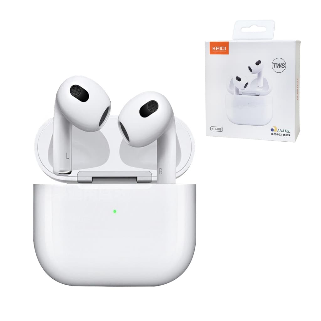 Fone De Ouvido Bluetooth In-ear Com Microfone Sem Fio Com Luz KD 789