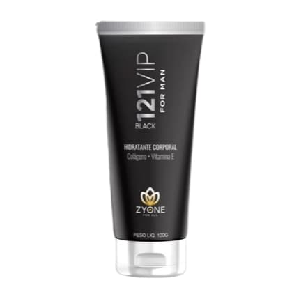 Creme Hidratante Masculino 121 Vip Black Zyone Perfumado Essência Importada