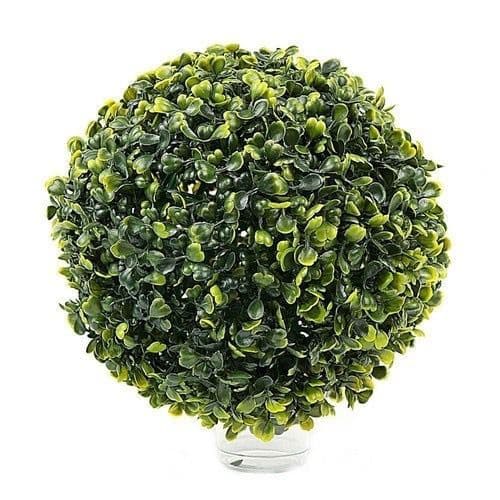 Kit 2 Bolas Buchinho De Grama 13cm Artificial Verde