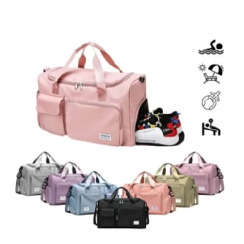 Bolsa De Viagem Sport Com Bolso Impermeável Alça Lateral 30L Capacidade