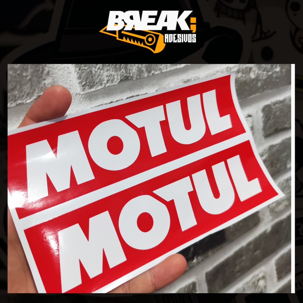 Adesivo Motul - Kit com 2 Unidades / Carro / Moto / Bike