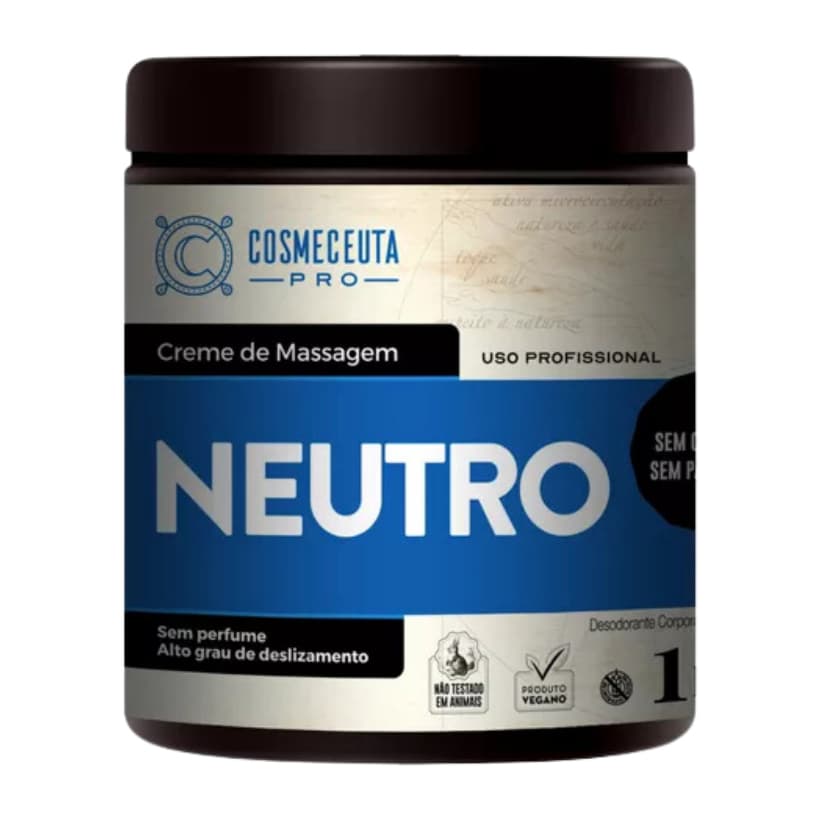 Creme de Massagem Neutro 1kg Cosmeceuta