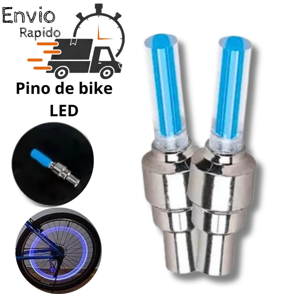 Kit 2 Luzes LED para Pneu – Brilhe nas Suas Pedaladas!