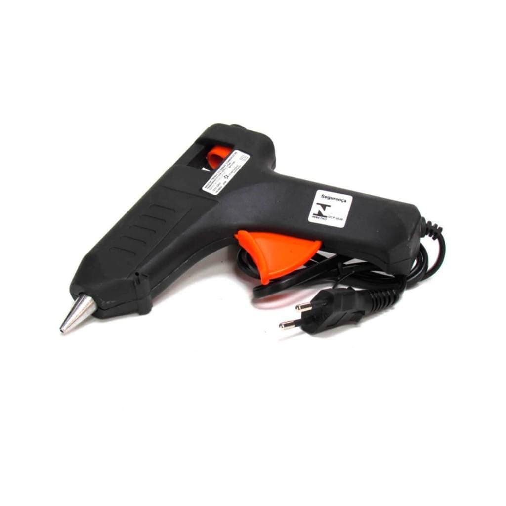 Pistola De Cola Quente Profissional Grande 40w 127-220v Bivolt