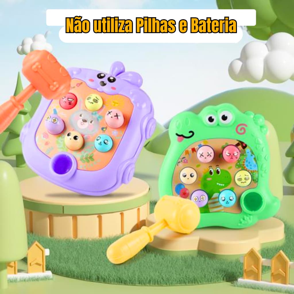 Jogo Educativo Pedagógico Interativo Bate Bate Brinquedo Infantil