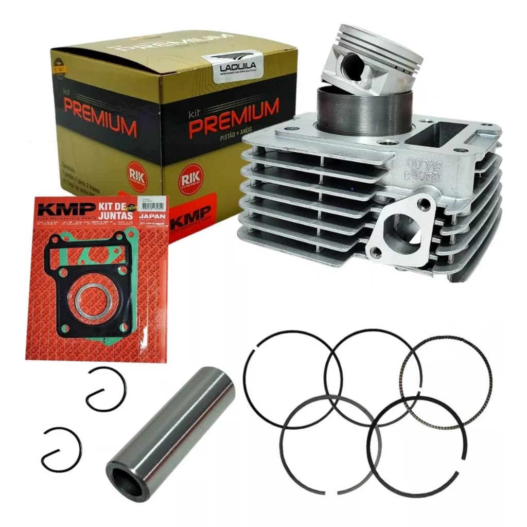 Kit Cilindro Pistão Premium Ybr125 / Factor 125 / Xtz125