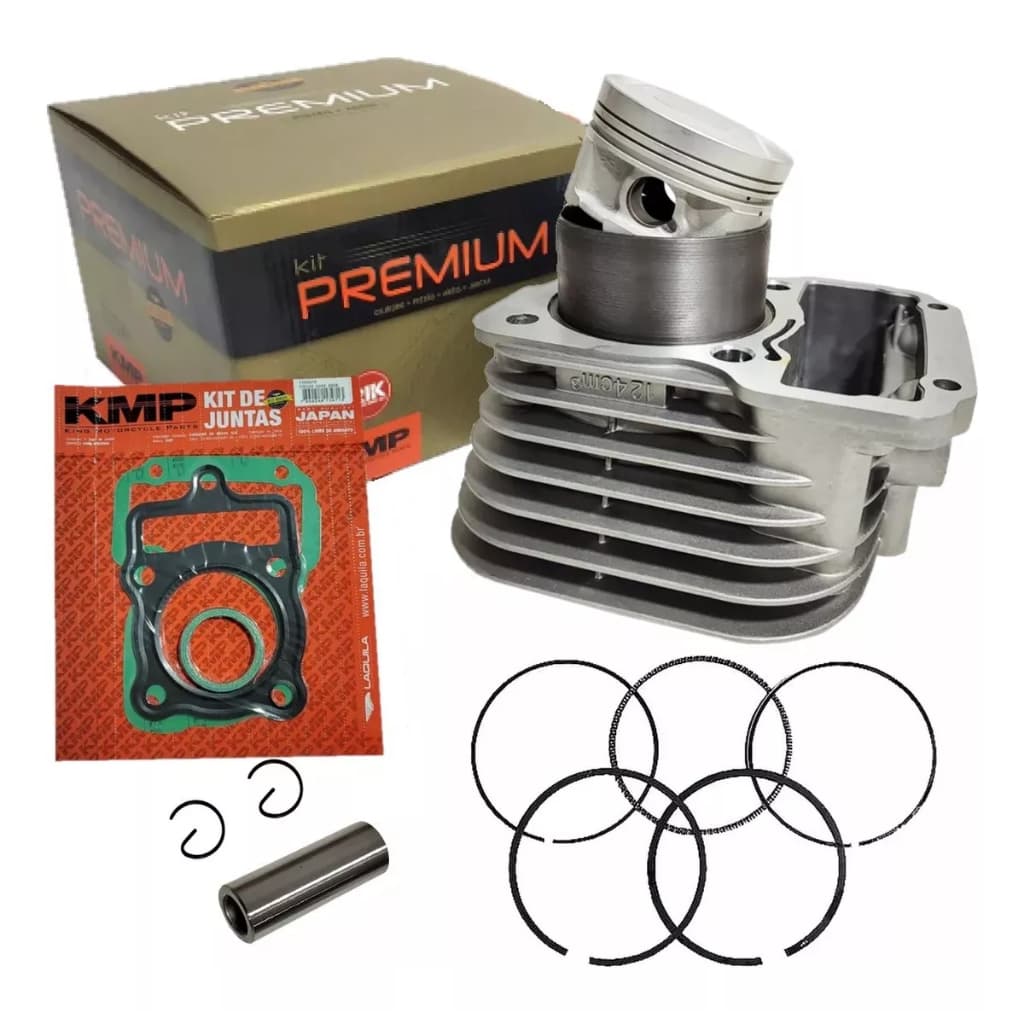 Kit Motor Cilindro Honda Titan Fan Cg 125 Bros 125 2002/2008 Premium Original