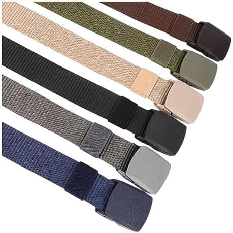 Cinto Tático Fivela Militar Nylon Fivela Estilo Unissex Cores Variados