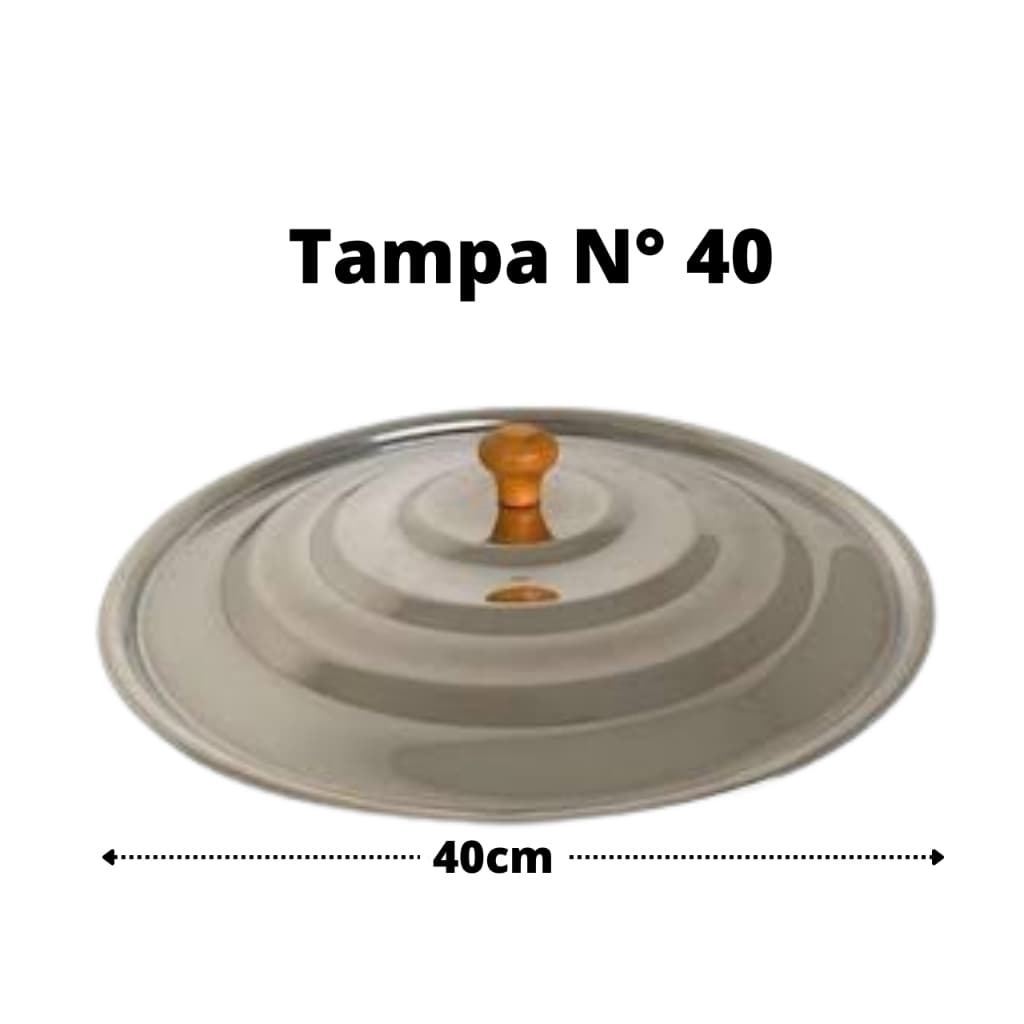 TAMPA DE ALUMINIO 40 CENTIMETROS
