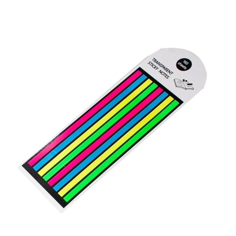 MARCA TEXTO TIRAS NEON