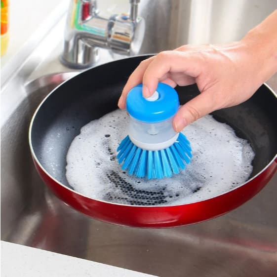Super Escova para Lavar Louça Promoção com Dispenser Sabão Líquido ou Detergente.Frete Gratis