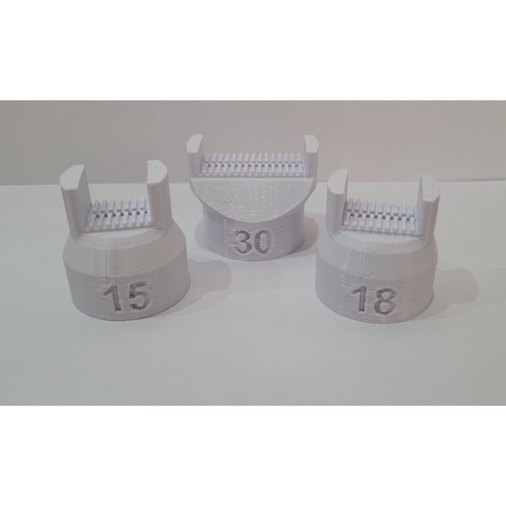 3 Bicos Aplicadores De Cola Em Topo De Mdf 15,18, 30mm