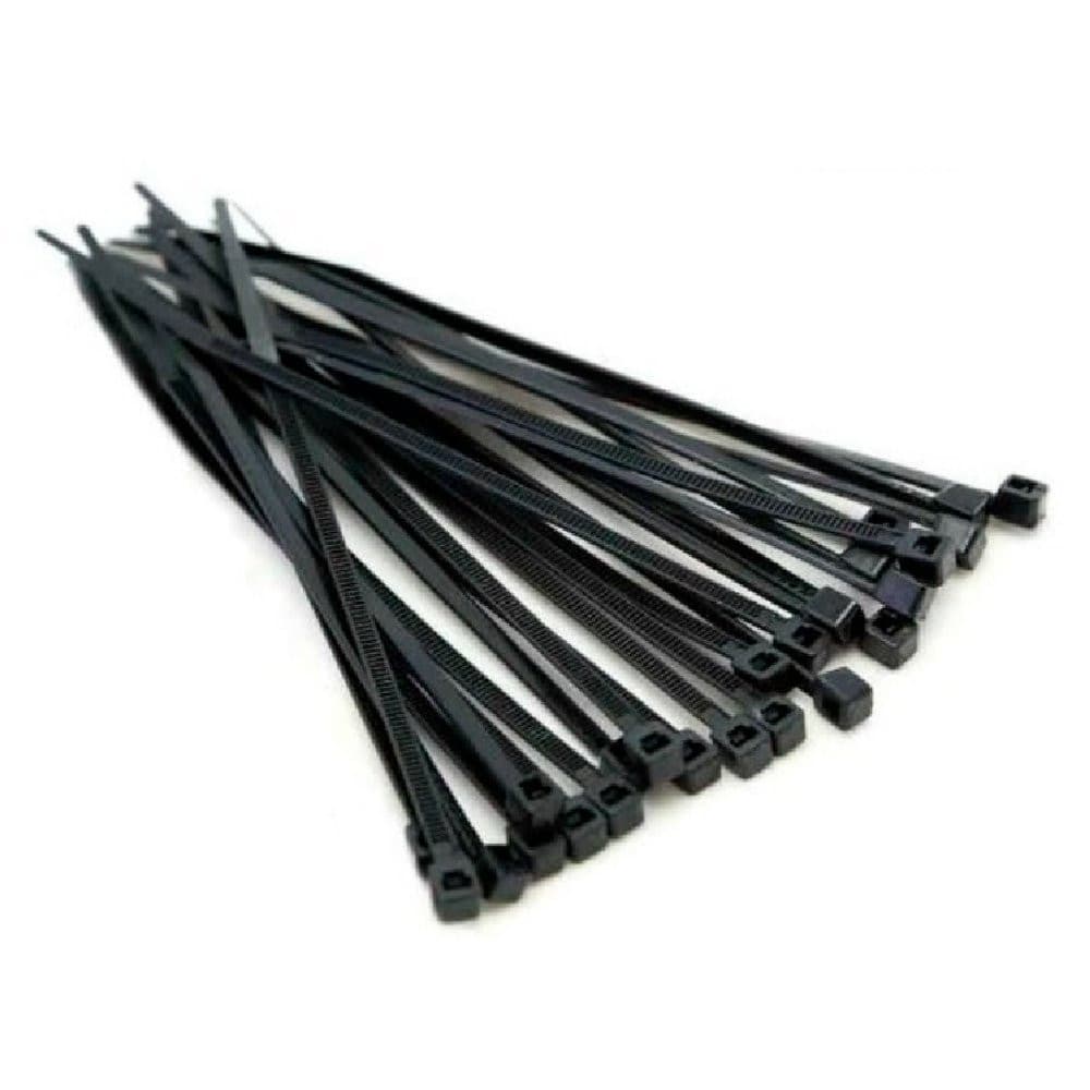 Kit 100 Abracadeira Nylon Enforca Gato Preto - Várias Medidas