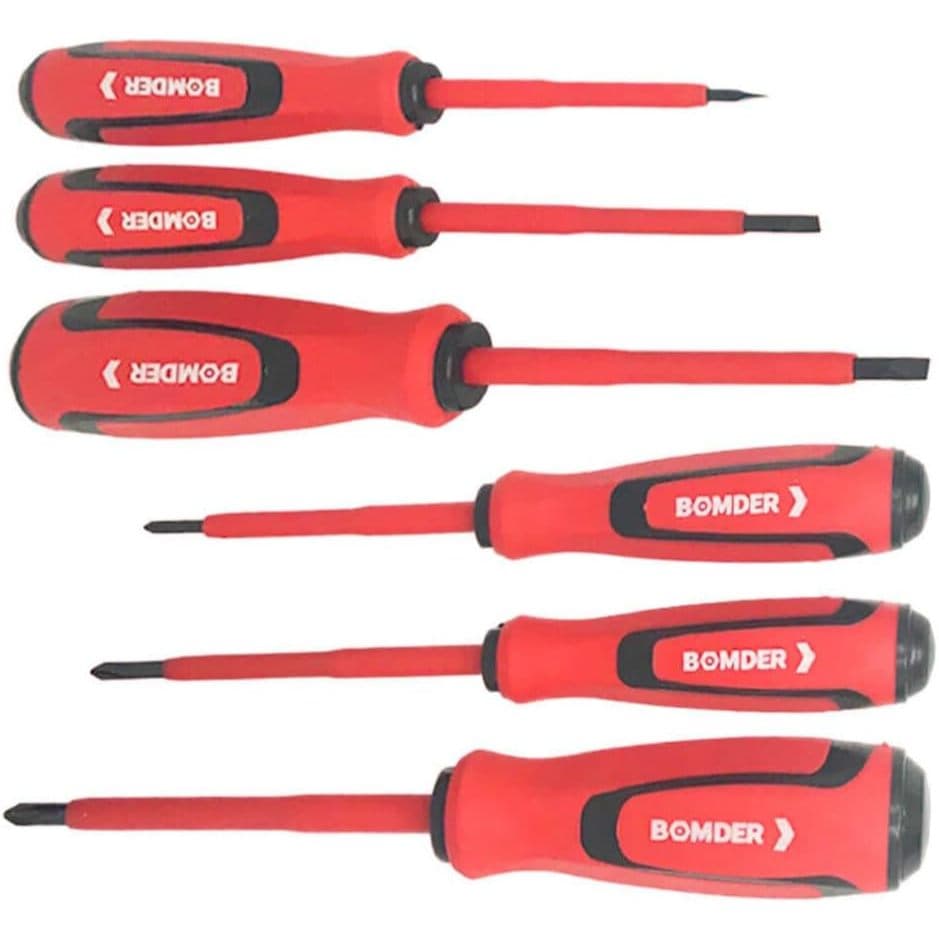 Kit Chaves Fenda 6 PeçaS Jogo Chaves Isoladas Philips e Chave De Fenda Eletricista