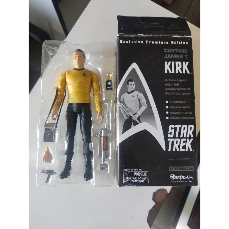 bonecos Coleção Star Trek séries 2 articulado 17cm artasylum