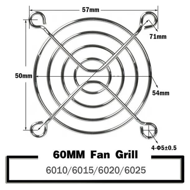 grade proteção - grelha para FAN 60mm