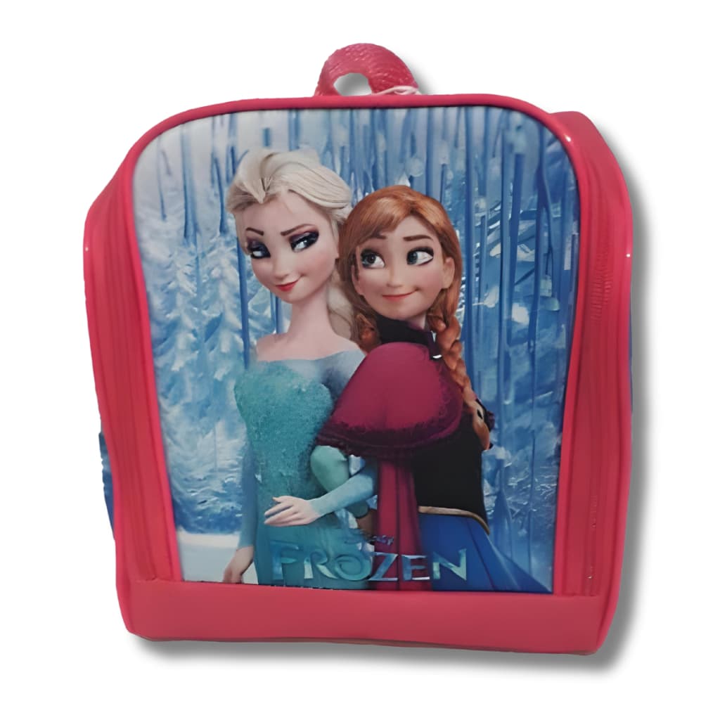 Lancheira Térmica Menina Escolar Infantil Desenho Frozen Rosa LunchBox Termico Lancheira Feminina