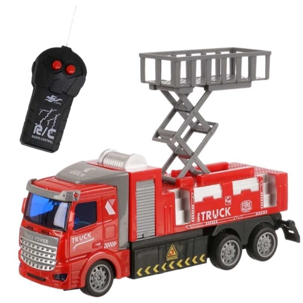 Carrinho De Controle Remoto Caminhão Bombeiro Brinquedo