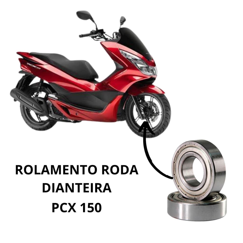 Par Rolamento Roda Dianteira Honda PCX 150