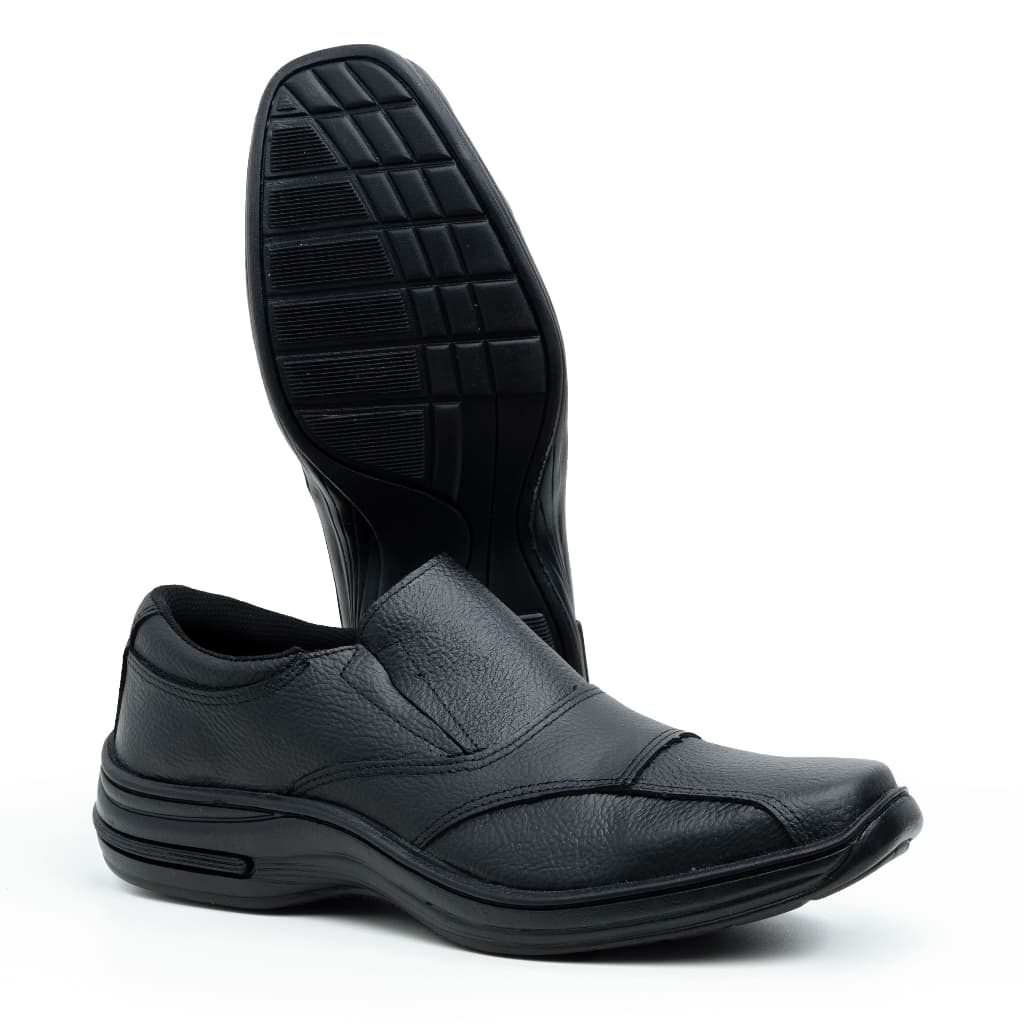 Sapato Social Couro Ortopédico Legítimo Sport Fino Sapatenis Original - 5080