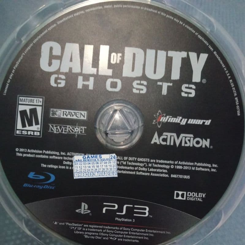 call of duty ghosts (CD)