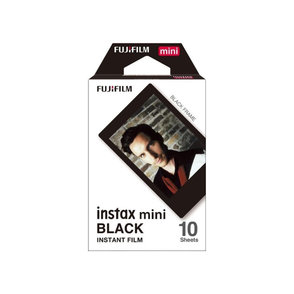 Filme Instax Mini Instantâneo Fujifilm Black 10 Fotos