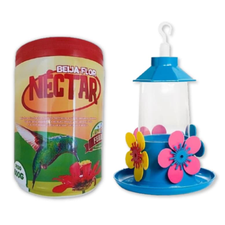 Kit Para Beija Flor Néctar Ferreira 600g Rende 5 L + Bebedouro