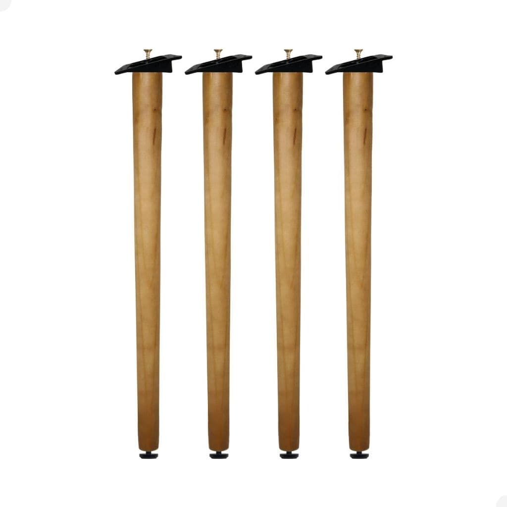 Kit 4 Pés Palito Retro de 55cm Decoração com Chapinha e Parafuso