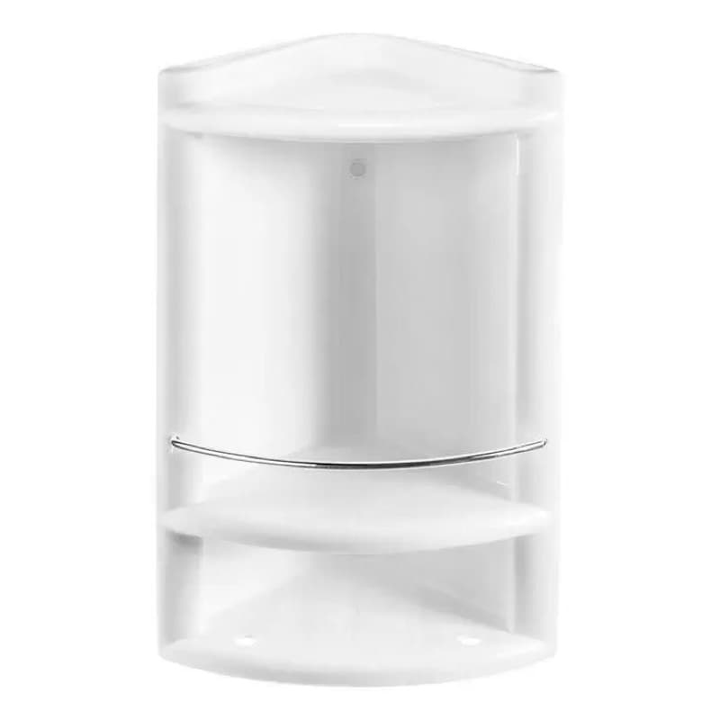 Porta Shampoo Primafer - PVC com Metal - Branco